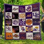 ncaa evansville purple aces quilt blanket 1606 d2455888