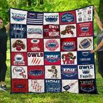 ncaa florida atlantic owls quilt blanket 1297 d2455901