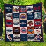 ncaa florida atlantic owls quilt blanket 1299 d2455845