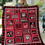 ncaa georgia bulldogs quilt blanket 851 d2455830