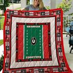 ncaa georgia bulldogs quilt blanket 873 d2455947