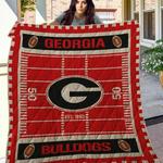 ncaa georgia bulldogs quilt blanket 874 d2455614