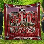 ncaa georgia bulldogs quilt blanket 880 d2455923