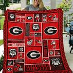 ncaa georgia bulldogs quilt blanket 881 d2455557