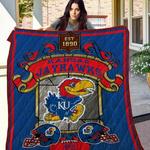 ncaa kansas jayhawks quilt blanket 322 d2455747