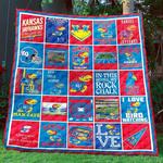 ncaa kansas jayhawks quilt blanket 325 d2455680