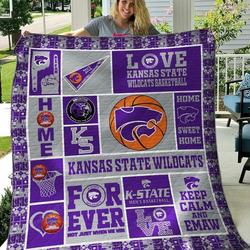 Ncaa Kansas State Wildcats Quilt Blanket #336
