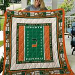 ncaa miami hurricanes quilt blanket 142 d2456270