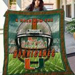 ncaa miami hurricanes quilt blanket 154 d2455839