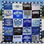 ncaa middle tennessee state blue raiders quilt blanket 1259 d2456256