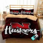 ncaa nebraska cornhuskers 1 logo d 3d duvet cover bedding sets d2133610