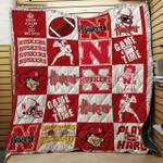 ncaa nebraska cornhuskers quilt blanket 487 d2456071