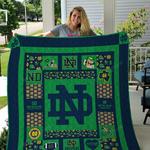 ncaa notre dame fighting irish quilt blanket 184 d2437697