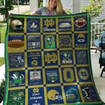 ncaa notre dame fighting irish quilt blanket 187 d2456046