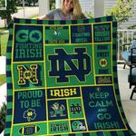 ncaa notre dame fighting irish quilt blanket 190 d2456223