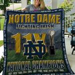 ncaa notre dame fighting irish quilt blanket 201 d2456147