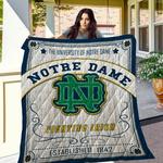 ncaa notre dame fighting irish quilt blanket 210 d2455580
