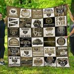 ncaa oakland golden grizzlies quilt blanket 1273 d2455981