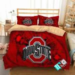 ncaa ohio state buckeyes 3 logo n 3d duvet cover bedding sets d2133585