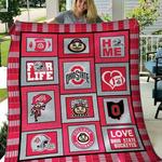 ncaa ohio state buckeyes quilt blanket 505 d2456113