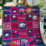 ncaa south alabama jaguars quilt blanket 1484 d2455640