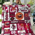 ncaa temple owls quilt blanket 1131 d2455677