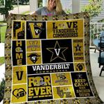 ncaa vanderbilt commodores quilt blanket 1040 d2455842