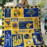 ncaa west virginia mountaineers quilt blanket 413 d2456303