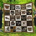 ncaa western michigan broncos quilt blanket 1369 d2456174