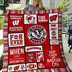 ncaa wisconsin badgers quilt blanket 568 d2455477