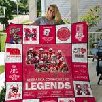 nebraska cornhuskers mlegends quilt blanket d2438284