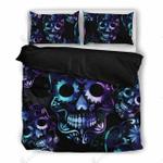 neon skull design bedding set bedroom decor d2126434