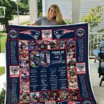 new england patriots 60 years quilt blanket d2452183