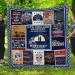 new england patriots kentucky quilt blanket fan made d2418520
