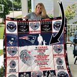new england patriots personalized name quilt blanket d2418491