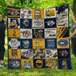 nhl nashville predators quilt blanket d2452120