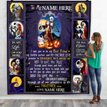 nightmare i take you to be my best friend my faithful partner personalized quilt v2 nh d2485212