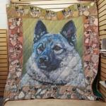 norwegian elkhound quilt blanket lukux8 dhc0301892dd d2446450