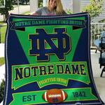 notre dame fighting irish quilt blanket b060643 quilt d2415557