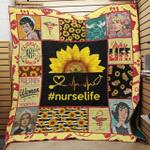 nurse life god chose some of the intelligent women quilt blanket great customized gifts for 0