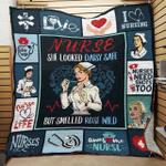 nurse she looked daisy safe but smelled rose wild quilt blanket great customized blanket gifts 0