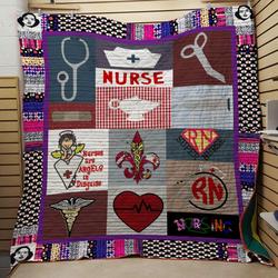 Nurses Are Angels In Disguise Quilt
