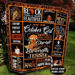 october black girl personalized quilt blanket bbb290514nb d2445277
