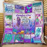 october girl a soul of a mermaid cl18100542mdq quilt blanket d2478958