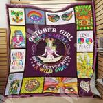 october hippie girl cl15100265mdq quilt blanket d2480242