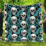 octopus tentacles skull cl17100404mdq quilt blanket d2483140