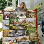 old covered bridges quilt blanket d2450618