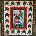 old fashioned santa quilt tdhqt d2487327