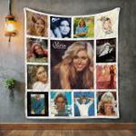 olivia newton john album covers quilt blanket d2454949