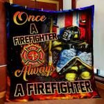once a firefighter always a firefighter quilt blanket d2448392